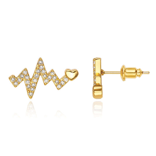 18ct Gold Filled Stud Earring