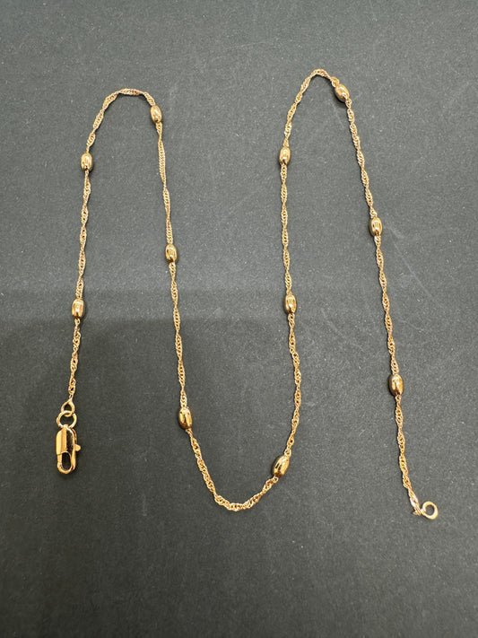 18ct Gold Filled Necklace Chain