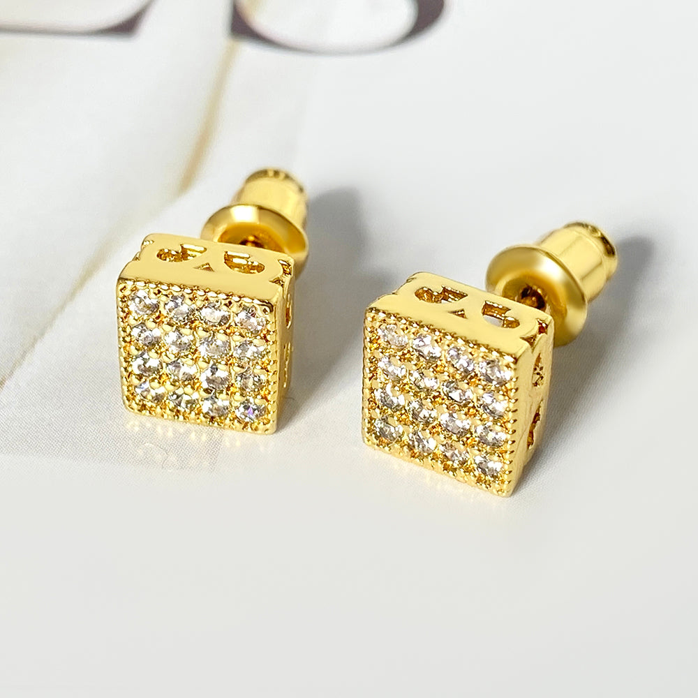 18ct Gold Filled Stud Earring