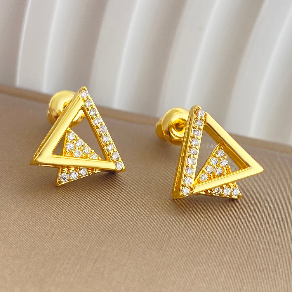 18ct Gold Filled Stud Earring