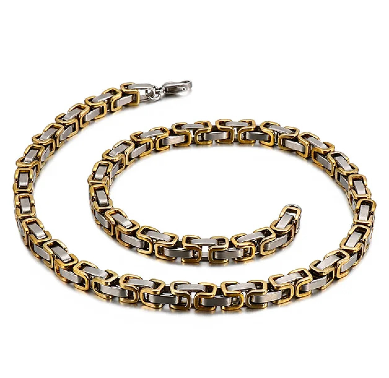 18ct Byzantine Design Gold Filled Necklace Chain