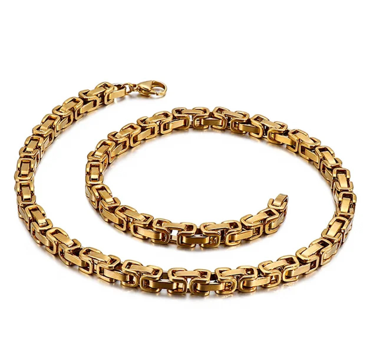 18ct Byzantine Design Gold Filled Necklace Chain